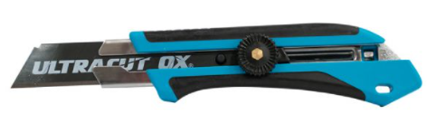OX PRO 25MM SNAP OFF KNIFE + BLADES COMBO PACK OX-P224625