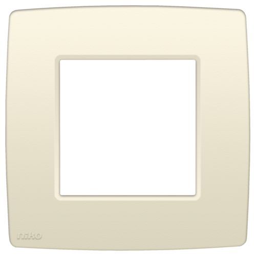 NIKO Plaque de recouvrement simple blanc [101-76100]