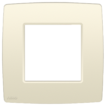 NIKO Plaque de recouvrement simple blanc [101-76100]